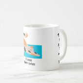 Pilates Cat Tasse (VorderseiteRechts)