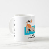 Pilates Cat Tasse (Vorderseite Links)