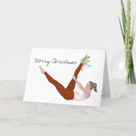 Pilates Christmas Card Feiertagskarte