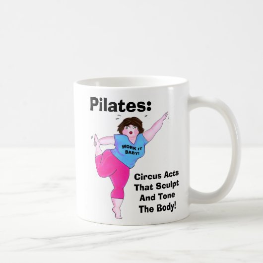 "PILATES- Circus Acts" Kaffeetasse (Rechts)