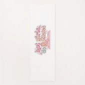 Pilates Coquette Fitness Aesthetic Workout Mat Yogamatte (Vorderseite)