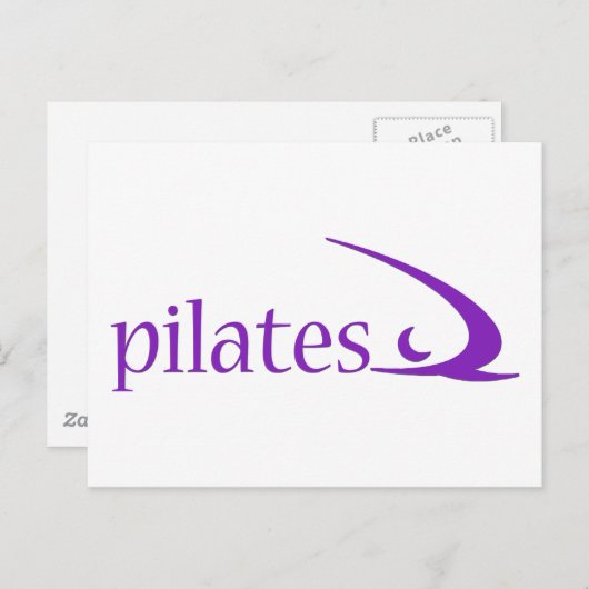 Pilates Design! Postkarte (Vorne/Hinten)