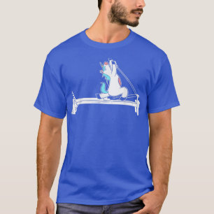 Pilates Einhorn Fitness Übung Training Meditation T-Shirt