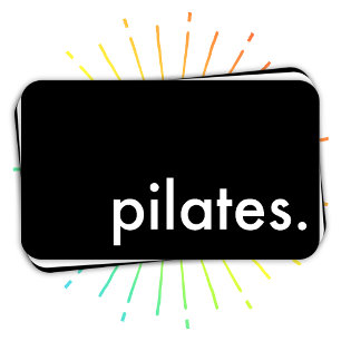 Pilates. (Farbe anpassbar) Visitenkarte