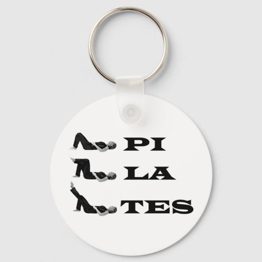 Pilates Figuren! Schlüsselanhänger (Vorderseite)