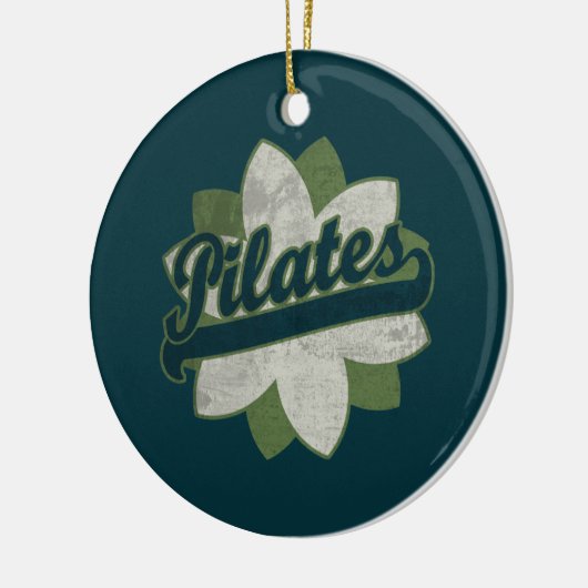 Pilates Flower Keramik Ornament (Links)