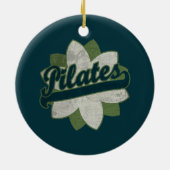 Pilates Flower Keramik Ornament (Hinten)