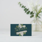 Pilates Flower Visitenkarte (Stehend Vorderseite)