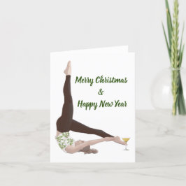 Pilates frohe Weihnachten und glückliches Neues Ja