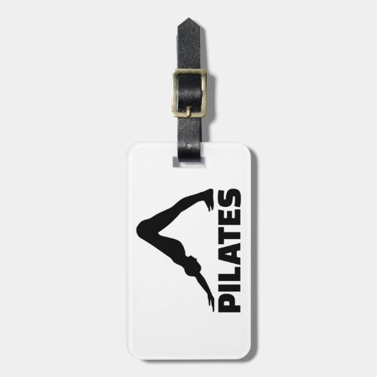 Pilates Gepäckanhänger (Vorderseite vertikal)
