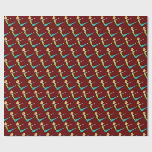 Pilates Geschenkpapier (Flach)