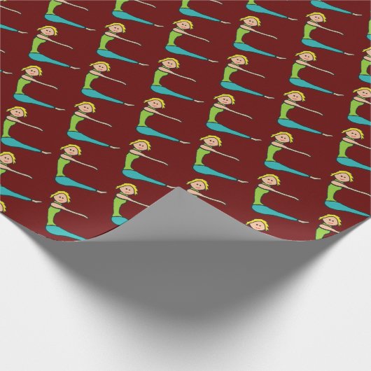 Pilates Geschenkpapier (Ecke)