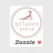 Pilates Girlie Aufkleber (Blatt)