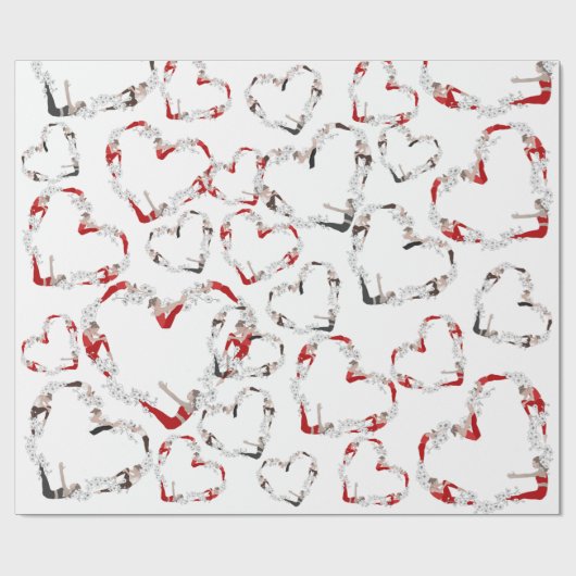 Pilates Heart Geschenkpapier (Flach)