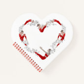 Pilates heart Spiral Notebook Notizblock (Vorderseite)