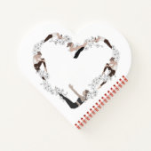 Pilates heart Spiral Notebook Notizblock (Rückseite)