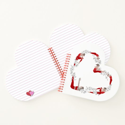 Pilates heart Spiral Notebook Notizblock (Innenseite)