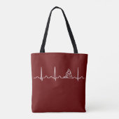 Pilates Heartbeat Tasche (Rückseite)