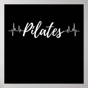 Pilates-Herzschlag Poster