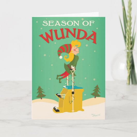 Pilates Holiday Card - Saison von Wunda Karte (Vorderseite)
