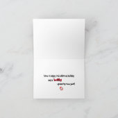 Pilates Holiday Fitness Feiertagskarte (Innenseite)