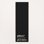 Pilates? Ich dachte, du sagtest Kuchen und Latte Yogamatte (Vorderseite)