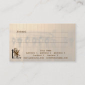 Pilates II - Visitenkarte (Rückseite)