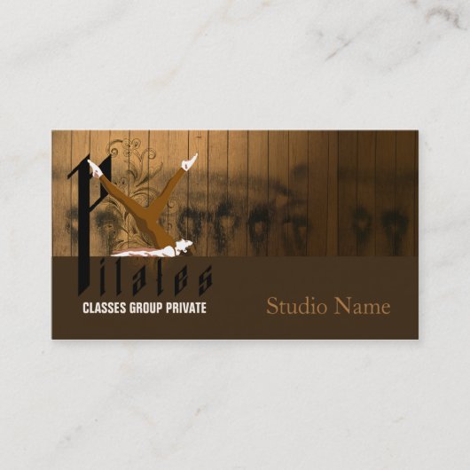 Pilates II - Visitenkarte (Vorderseite)