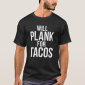 Pilates Instructor and Taco Lovers Funny Pilates T T-Shirt (Vorderseite)