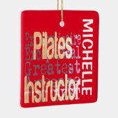 Pilates Instructor Extraordinaire CUSTOM Keramikornament (Rechts)