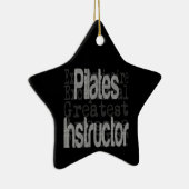 Pilates Instructor Extraordinator Keramik Ornament (Rechts)