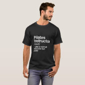 Pilates Instructor Funny Definition Trainer Gesche T-Shirt (Vorne ganz)