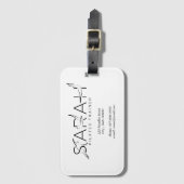 Pilates Instructor Gepäckanhänger (Vorderseite Vertikal)