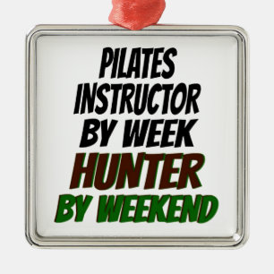 Pilates Instructor Hunter Ornament Aus Metall