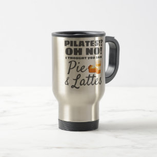 Pilates Instructor Pilates dachte, Kuchen Lattes Reisebecher