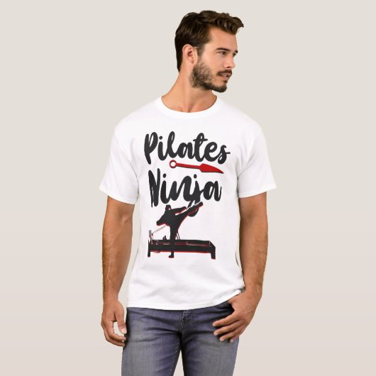 Pilates Instructor Pilates Ninja Ninja Ninja T-Shirt (Vorne ganz)