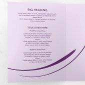 Pilates Instructor Pilates Pose Abstrakt Pilates P Dreifach Gefaltete Karte (Innen Erste Seite)