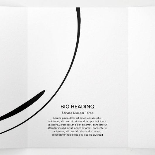 Pilates Instructor Pilates Pose Abstrakt Pilates P Dreifach Gefaltete Karte (Innenseite Mitte)