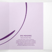 Pilates Instructor Pilates Pose Abstrakt Pilates P Dreifach Gefaltete Karte (Innenseite Mitte)