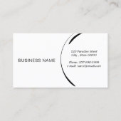 Pilates Instructor Pilates Pose Abstrakt Pilates P Visitenkarte (Rückseite)