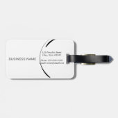 Pilates Instructor Pilates Pose Gepäckanhänger (Rückseite horizontal)