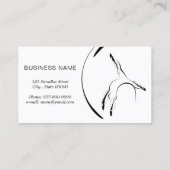 Pilates Instructor Pilates Posen Pilates Barrel Visitenkarte (Rückseite)