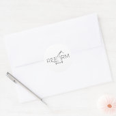 Pilates Instructor Pilates Reform Runder Aufkleber (Umschlag)