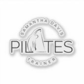 Pilates Instructor Pilates Trainer Aufkleber (Vorderseite)