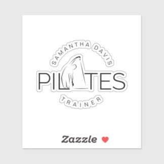 Pilates Instructor Pilates Trainer Aufkleber
