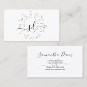 Pilates Instructor Pilates Trainer Business Card Visitenkarte (Vorne/Hinten)