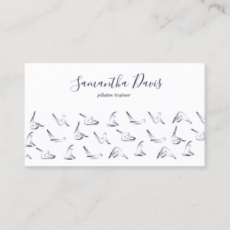 Pilates Instructor Pilates trainer Business Card Visitenkarte