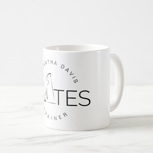 Pilates Instructor Pilates Trainer Kaffeetasse (VorderseiteRechts)