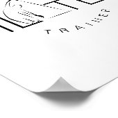 Pilates Instructor Pilates Trainer Poster (Ecke)