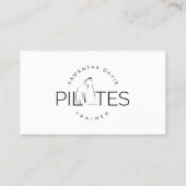 Pilates Instructor Pilates Trainer Visitenkarte (Vorderseite)